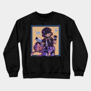 vaporwave anime aesthetic video game Crewneck Sweatshirt